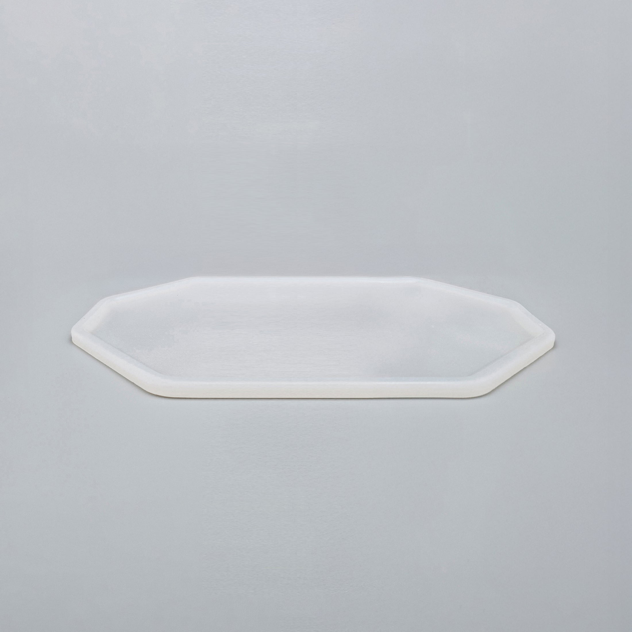 Set-Bestandteil farblose Silikonunterlage für Katzengeschirr in Größe 18 cm – Ansicht von schräg oben (180)