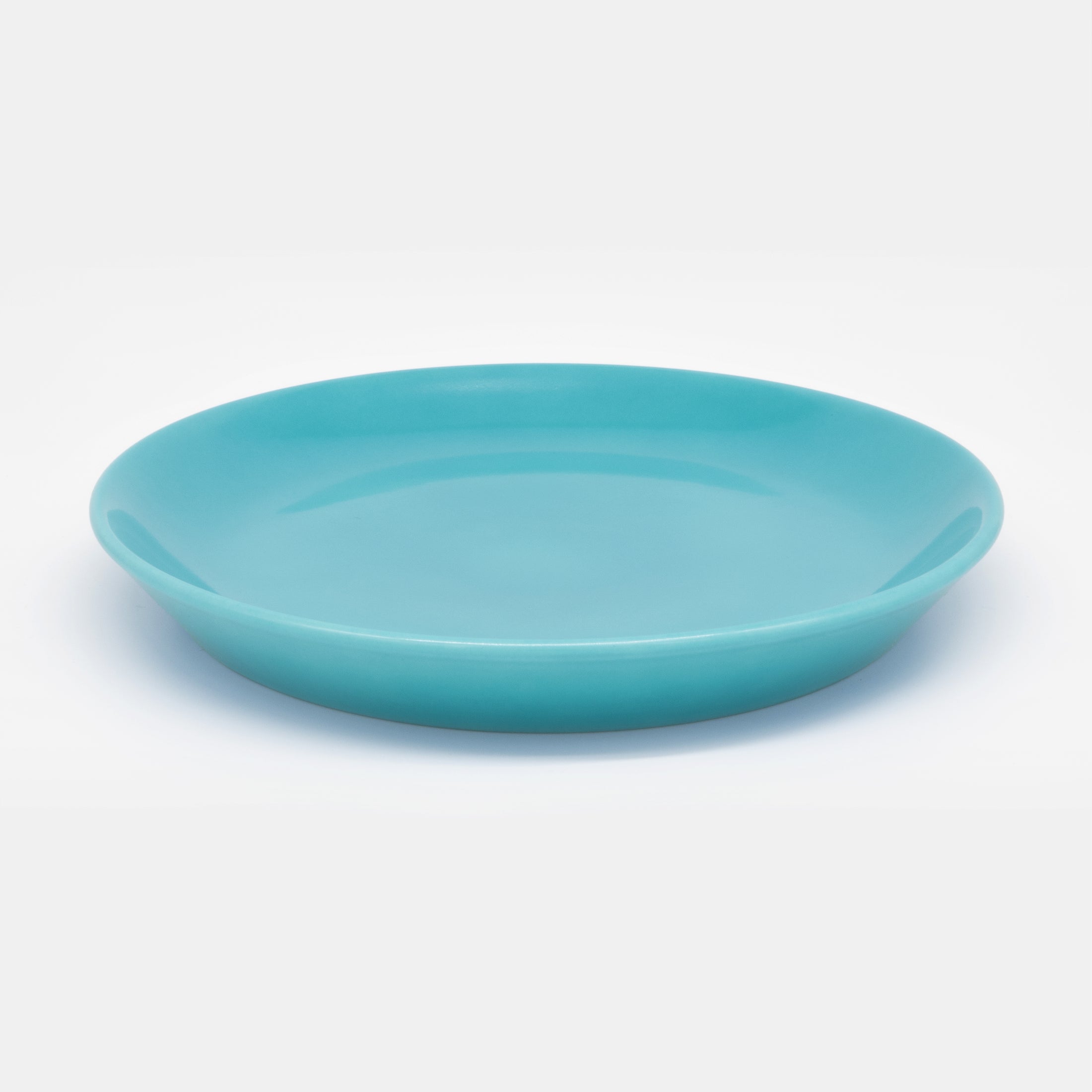 Set-Bestandteil Katzenteller blau aus Porzellan in Größe 20 cm – Ansicht von schräg oben (200)