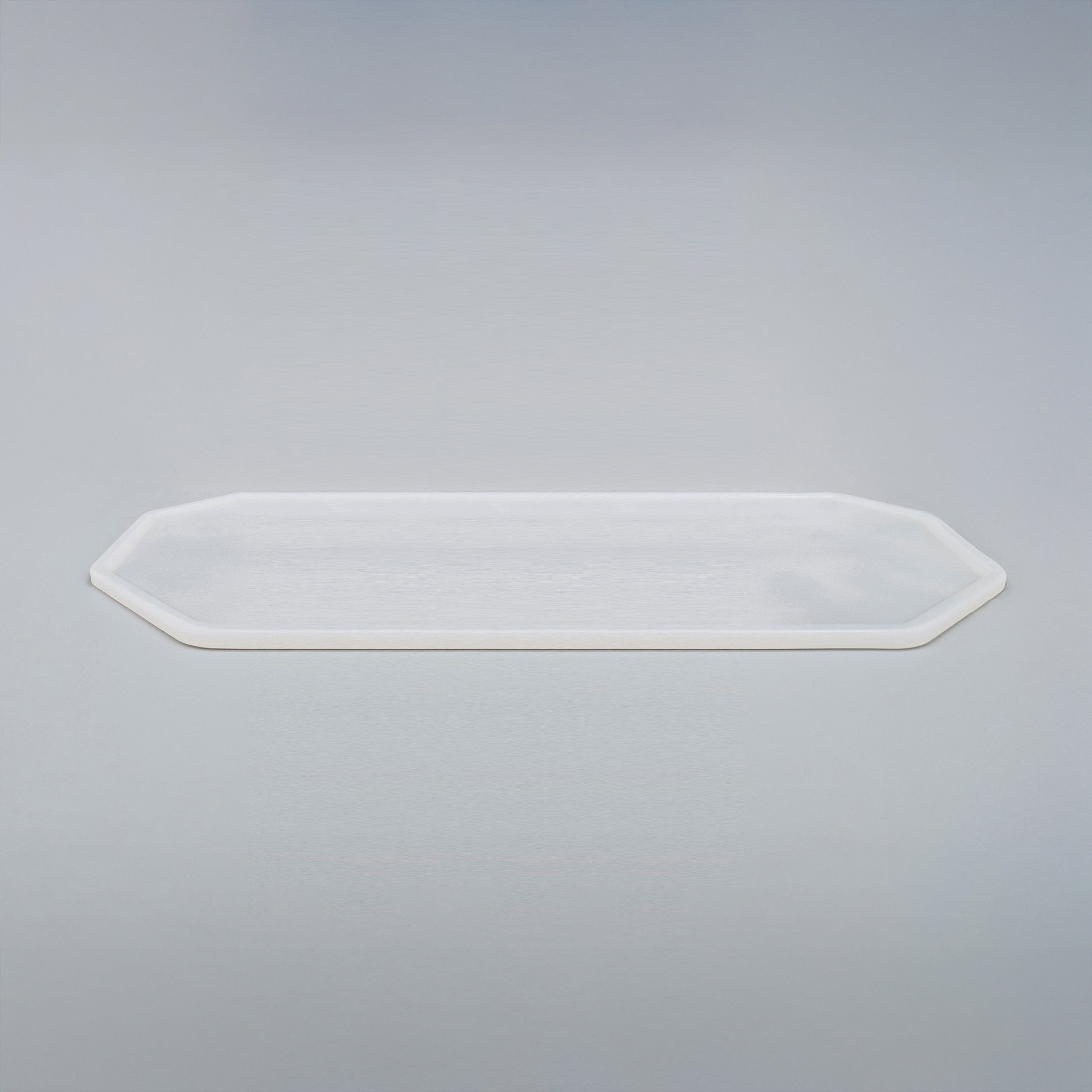 Set-Bestandteil farblose 3er Silikonunterlage für Katzengeschirr in Größe 22 cm – Ansicht von schräg oben (220)