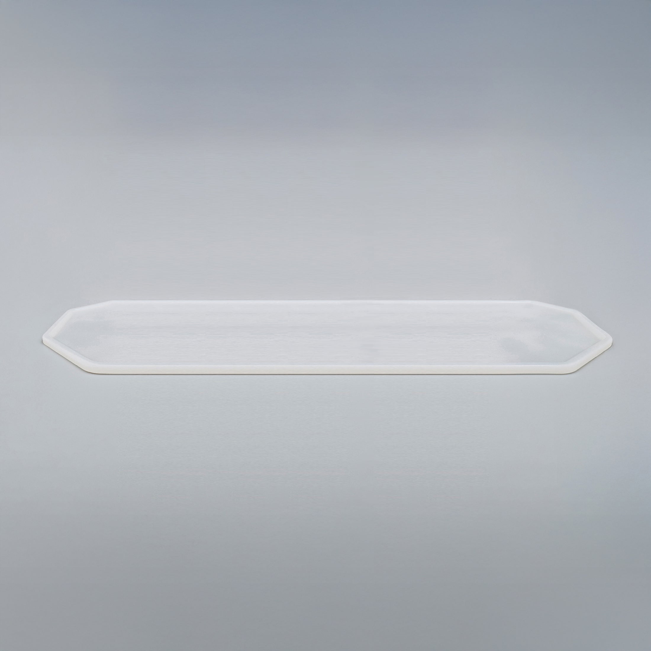 Set-Bestandteil farblose 4er Silikonunterlage lang für Katzengeschirr in Größe 22 cm – Ansicht von schräg oben (220)