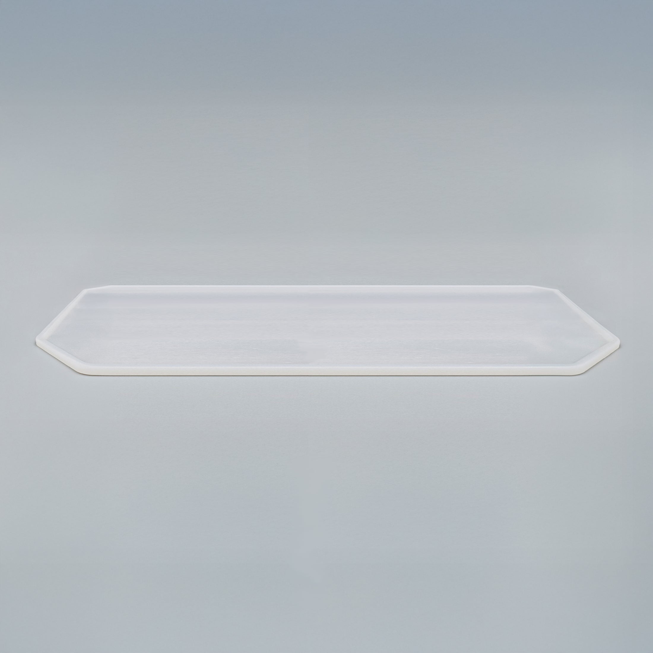 Set-Bestandteil farblose 6er Silikonunterlage für Katzengeschirr in Größe 22 cm – Ansicht von schräg oben (220)